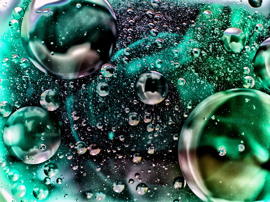 Abstract Photograph - Abstract Bubbles by Stelios Kleanthous