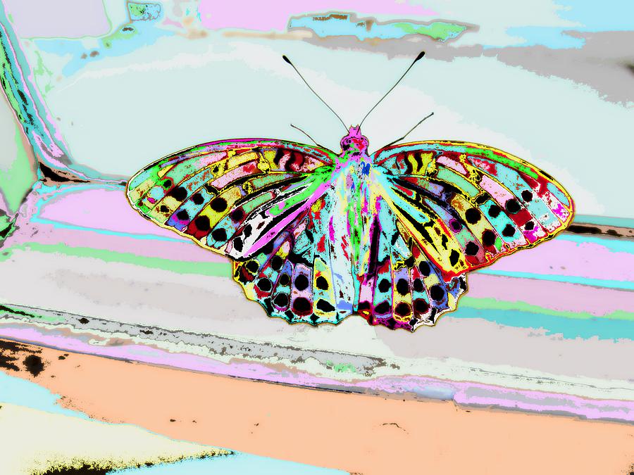 Butterfly Photograph - Abstract Butterfly by Marianna Mills