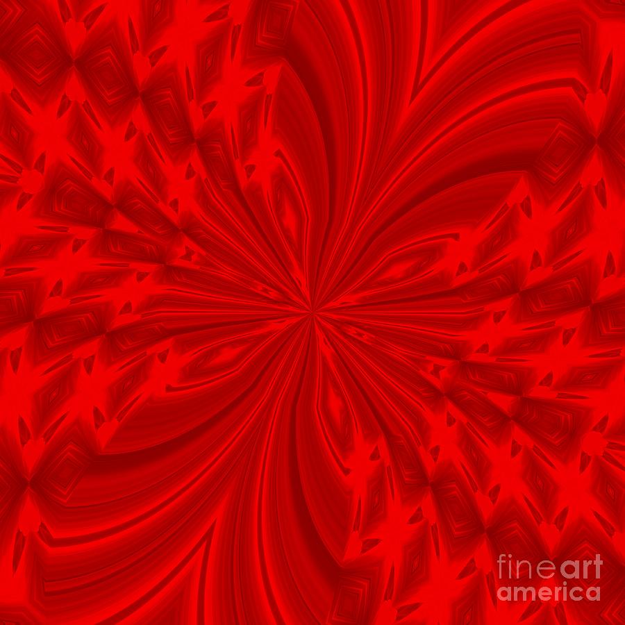 Abstract Butterfly Red Digital Art by Margaret Fine Art America