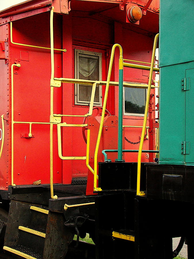 Abstract Caboose Photograph by Rodney Lee Williams