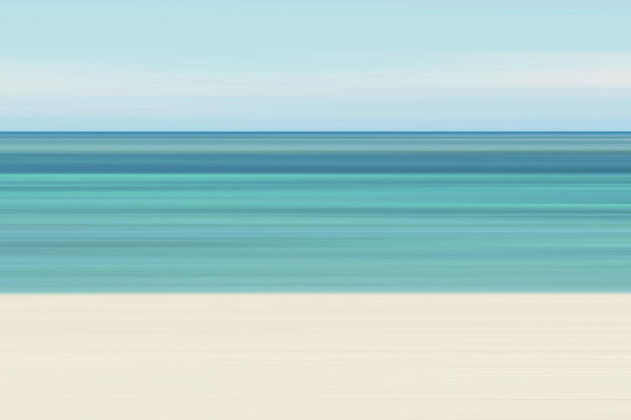 Abstract Caribbean Beach Photograph by Katherine Gendreau Photography