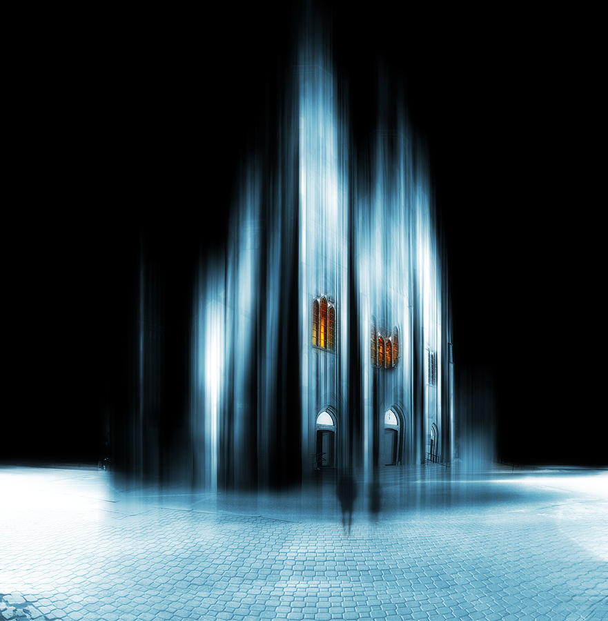 Abstract Digital Art - Abstract cathedral by Jaroslaw Grudzinski