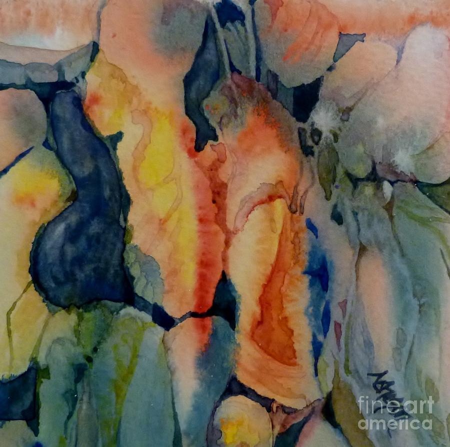 Abstract Cave 2 Painting by Donna Acheson-Juillet