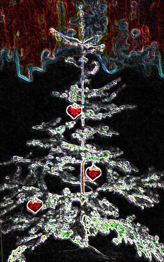 Abstract Photograph - Abstract Christmas by Marian Lonzetta