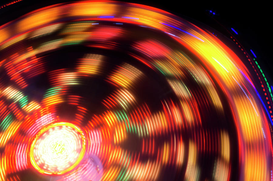 Abstract Circular Lights Photograph by Gm Stock Films