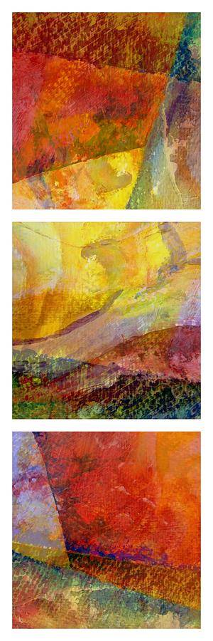 Abstract Painting - Abstract Collage No. 2 by Michelle Calkins