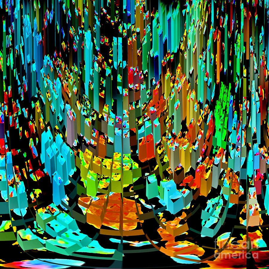 Abstract Color Pieces Photograph by Karen Adams