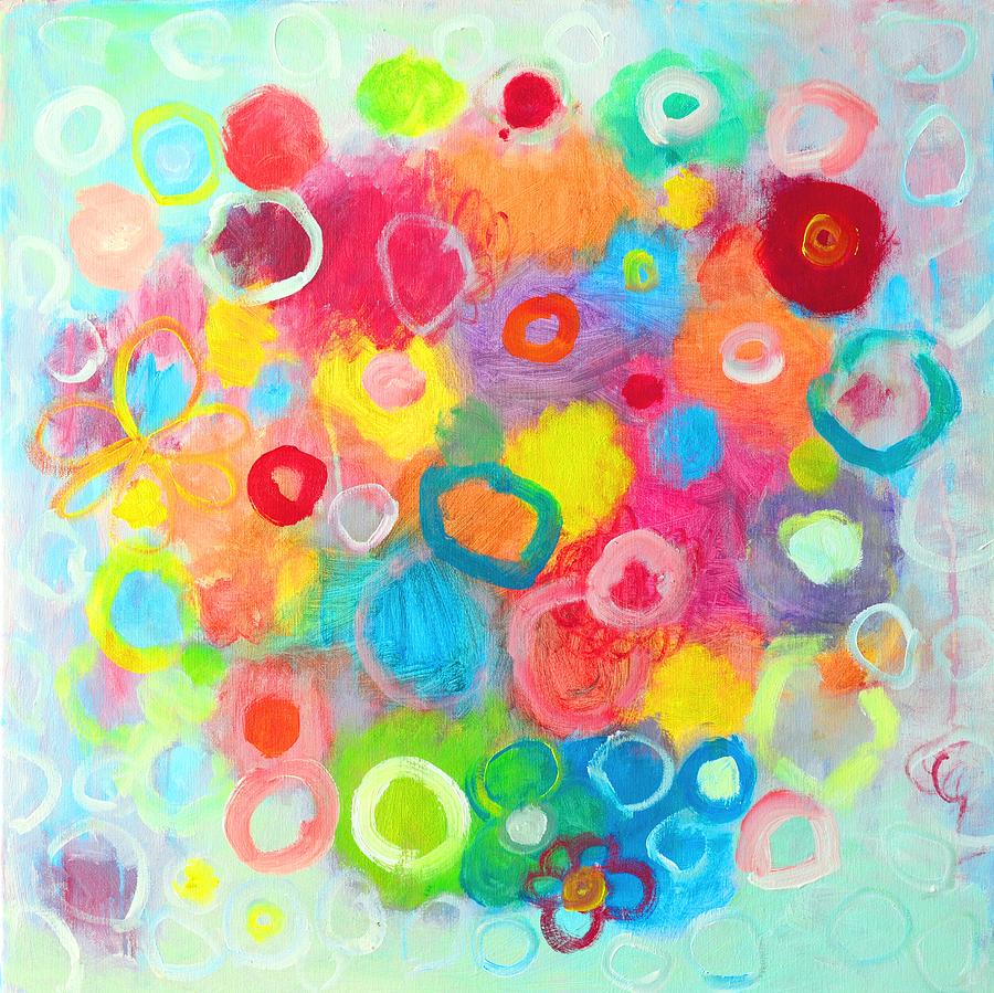 Abstract Colorful Dreams  Painting by Ana Maria Edulescu