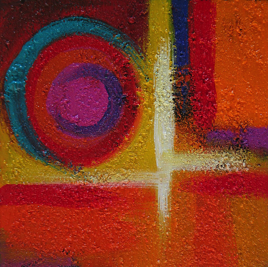 Abstract Colors Three Painting by Lance Headlee