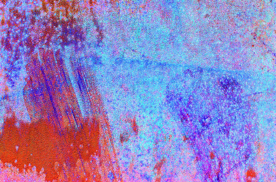 Abstract Coloured, Textured Background Photograph by Rob Atkins