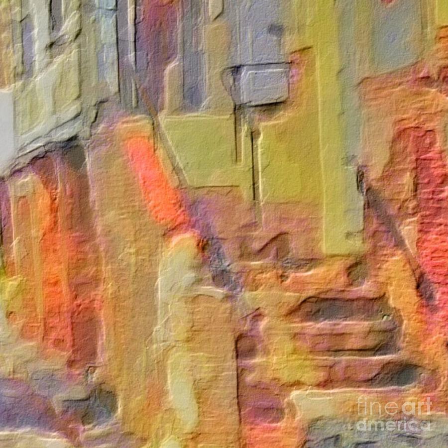 S Abstract Comanche Steps - Square Digital Art by Lyn Voytershark
