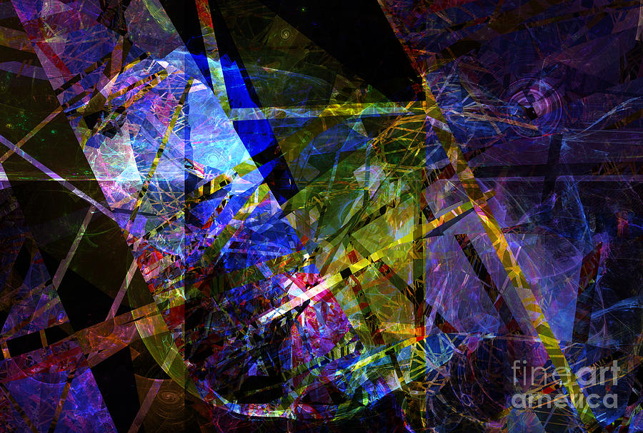 Abstract Composite 1 Digital Art by Russell Kightley