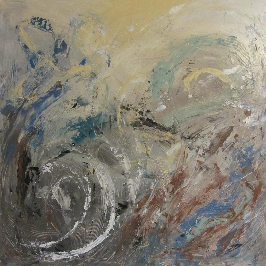 Abstract Painting - Abstract Composition 1 by Anita Burgermeister