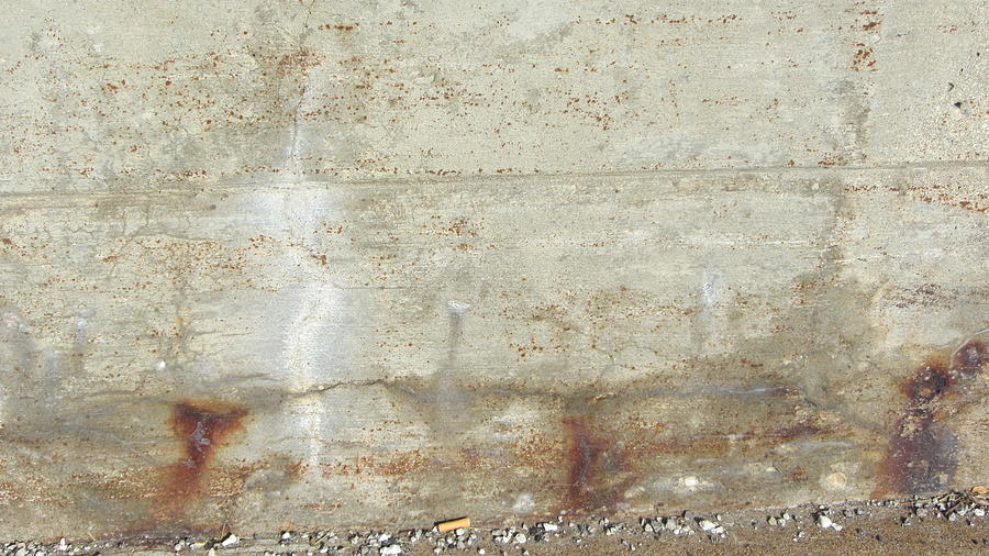Abstract Concrete Subtle Rust Photograph by Anita Burgermeister