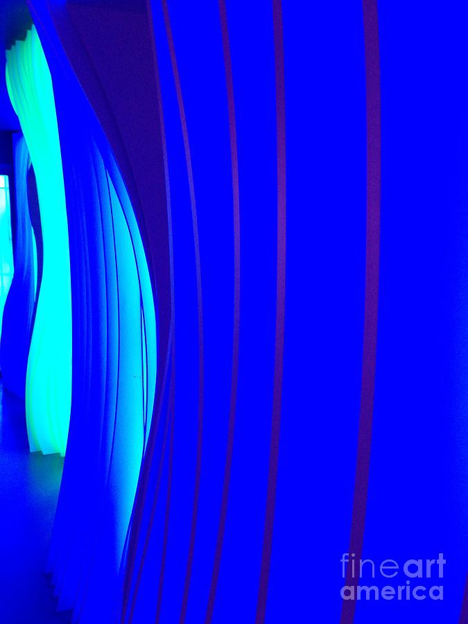 Abstract Decor - Blue and Blue Photograph by Cristina Stefan
