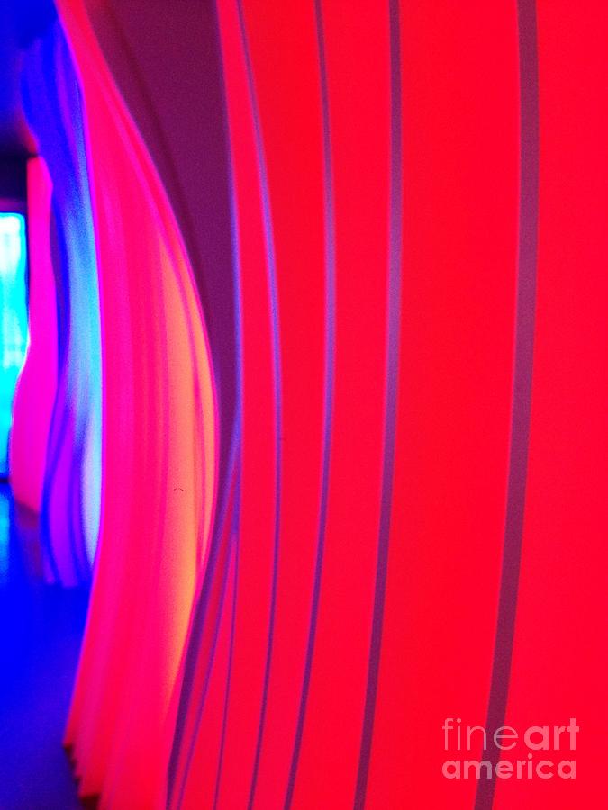Abstract Decor - Red and Blue Photograph by Cristina Stefan