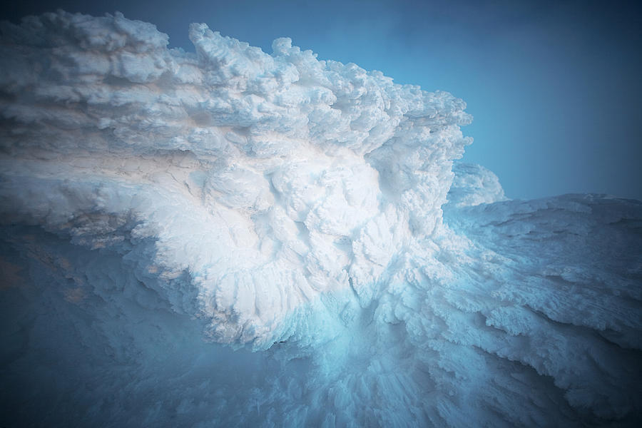 Abstract Detail Of Rime Ice Photograph by Jose Azel Abstract Detail Of Rime Ice Photograph by Jose Azel