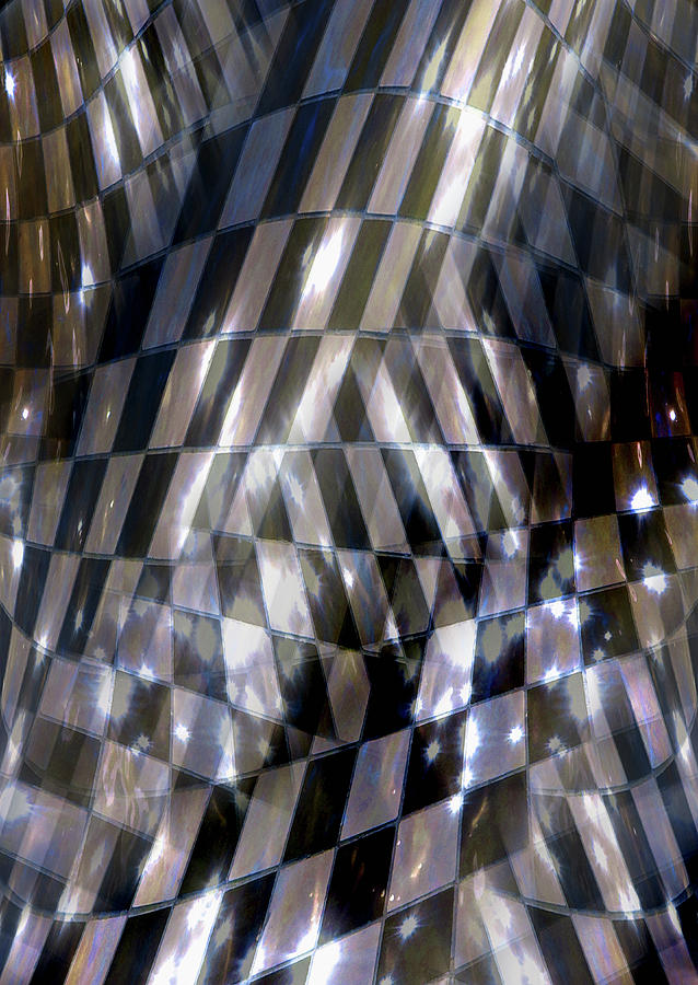 Abstract Distorted Checked Tile Pattern Photograph by Ikon Ikon Images