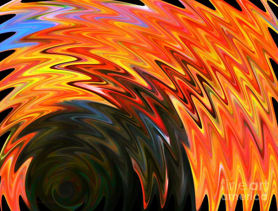 Abstract Explosion Photograph by Clare VanderVeen