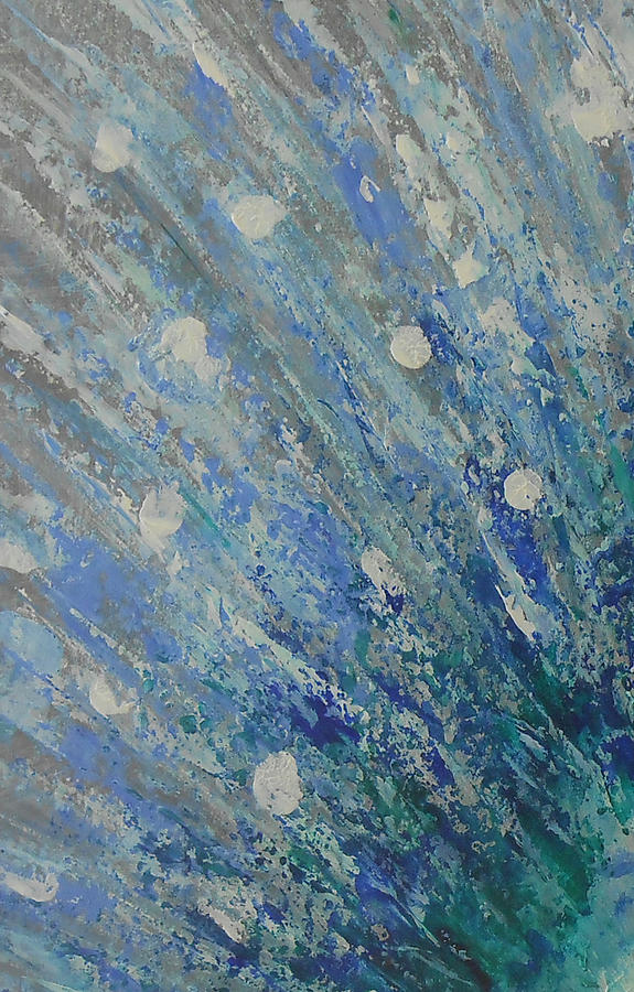 Abstract Feathers Painting by Jane See
