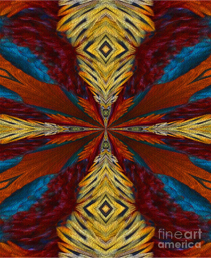 Abstract Feathers Digital Art by Smilin Eyes Treasures