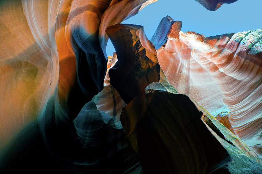 Abstract Figure In Antelope Canyon Usa Photograph by Pavliha