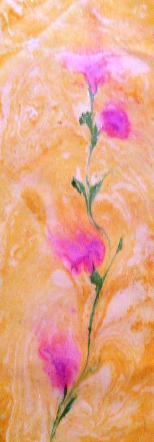 Abstract Floral Painting by Mike Breau