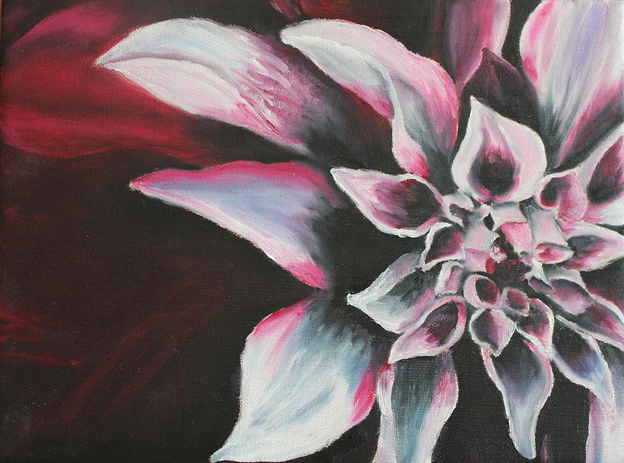 Abstract Flower Painting by Rachel Ziemann - Fine Art America