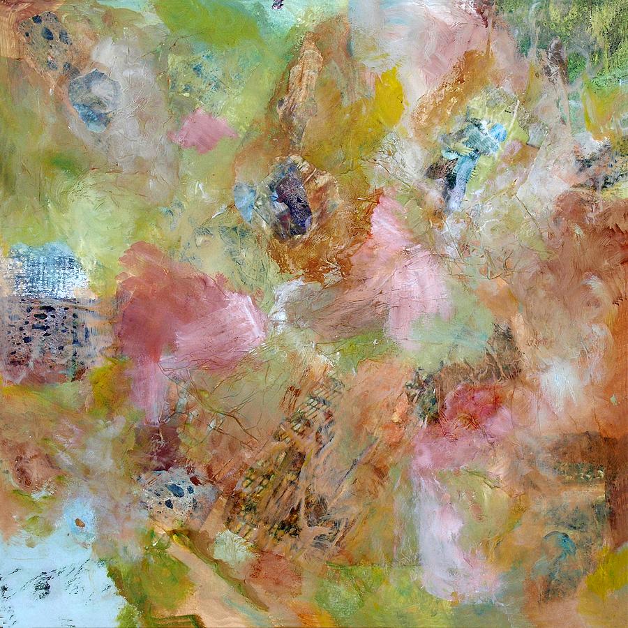 Abstract Garden Mixed Media by Judy Tolley