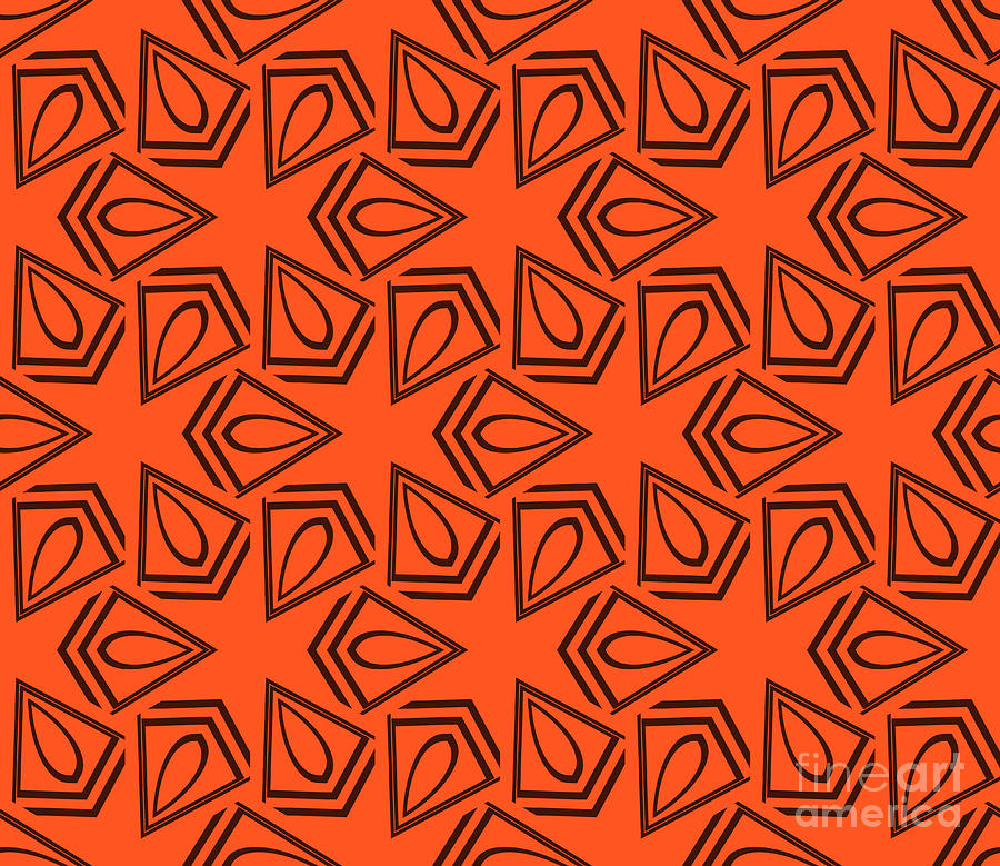 Paint Digital Art - Abstract Geometric Seamless Pattern by Alexander Rakov Paint Digital Art - Abstract Geometric Seamless Pattern by Alexander Rakov