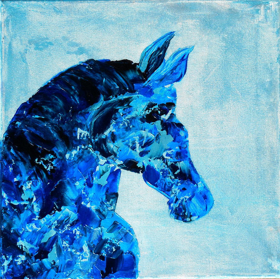 Abstract Horse Painting Painting by Holly Anderson