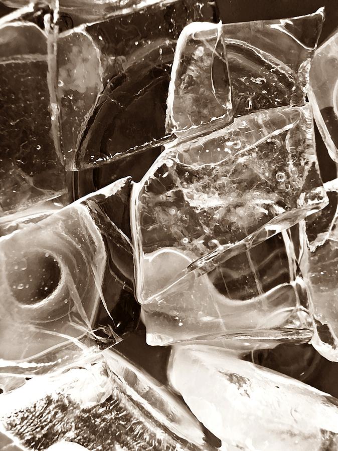 Abstract Ice 29 Photograph by Sarah Loft
