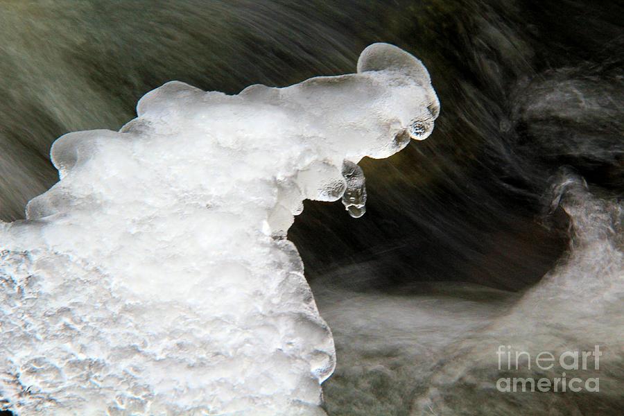 Abstract Photograph - Abstract Ice Reach by Roland Stanke