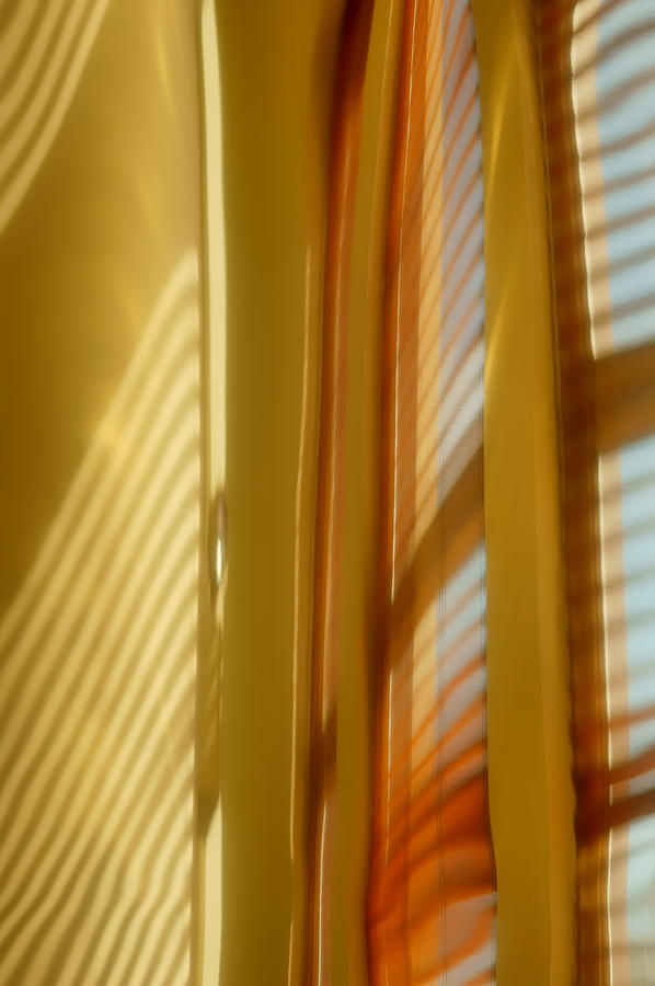 Abstract Photograph - Abstract In Brass 5 - Historic Library Building - Omaha Nebr by Nikolyn McDonald