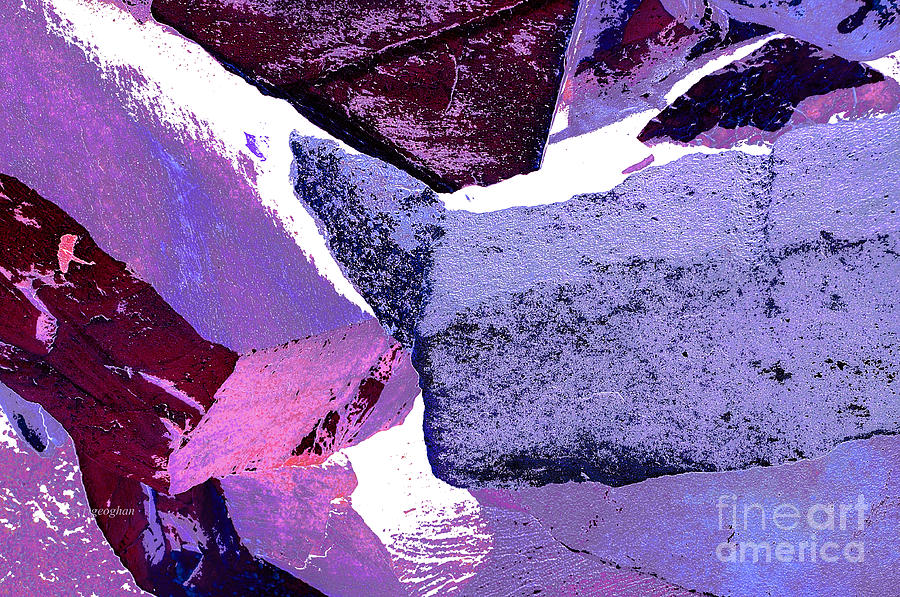 Abstract In Purple Photograph by Regina Geoghan