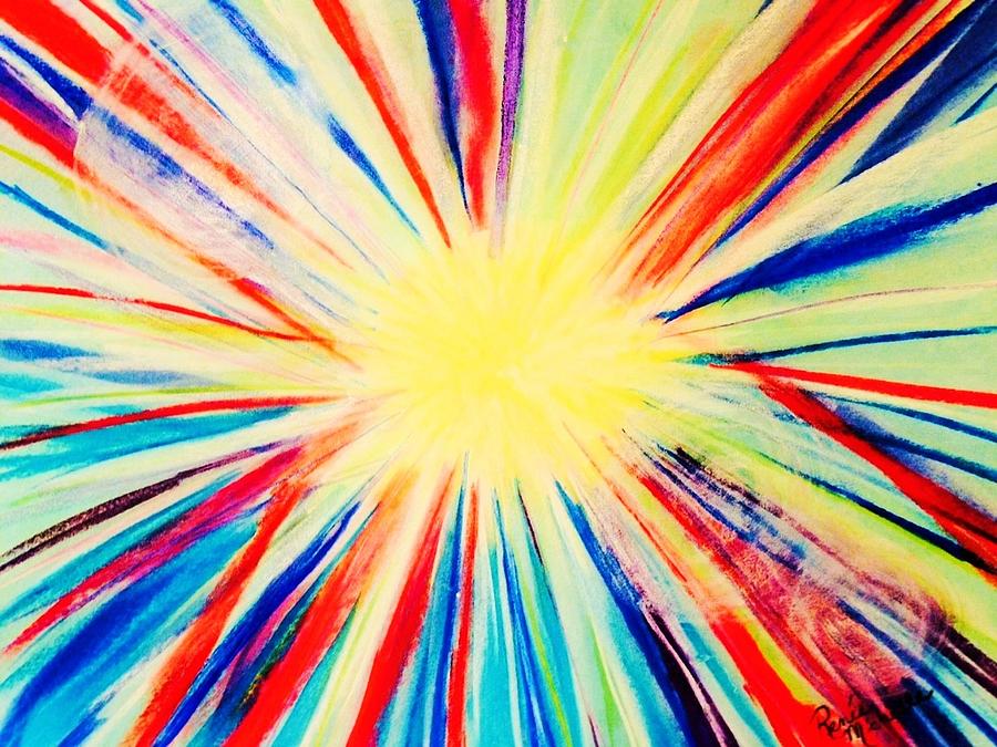 Abstract in Radiance Pastel by Renee Michelle Wenker