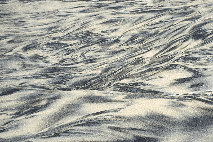 Abstract in sand Photograph by Hugh Smith