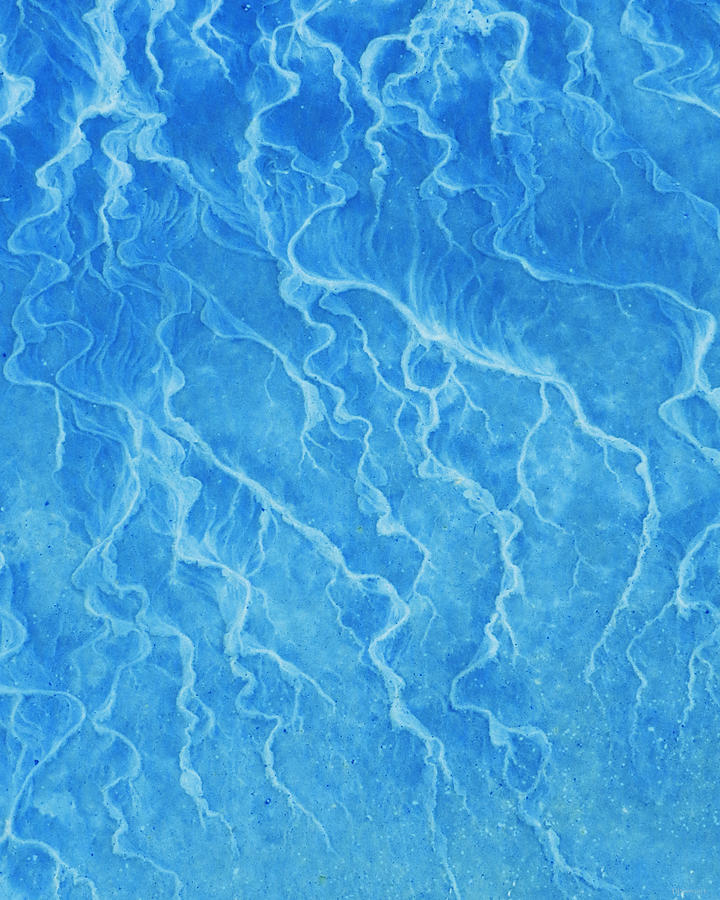 Abstract in Sea Blue Photograph by Deborah Smith