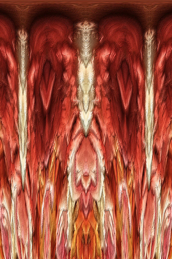 Abstract  Inner Cave Digital Art by Linda Phelps