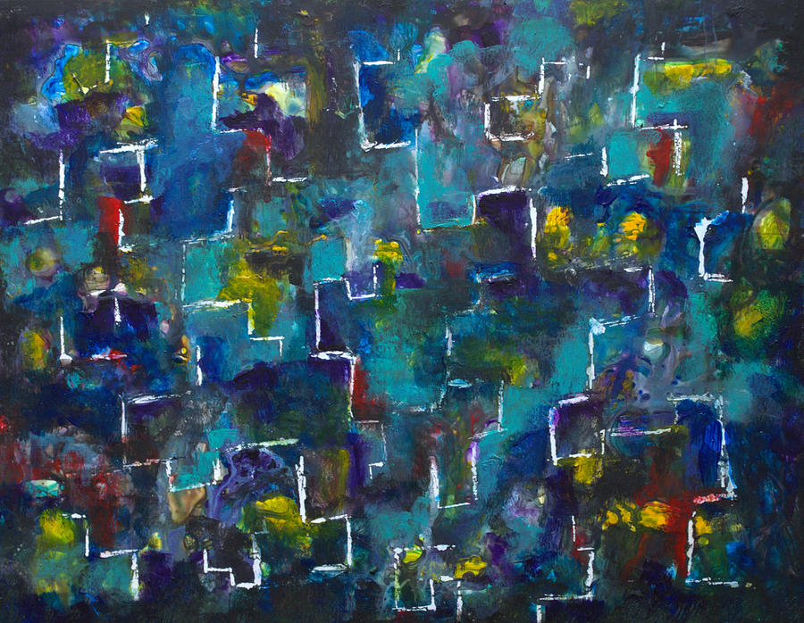 Abstract Journey Colorful and Vibrant painting Painting by Manjiri Kanvinde