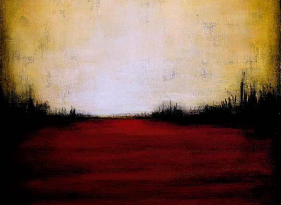 Abstract Landscape ... The Space Between Us Painting by Amy Giacomelli