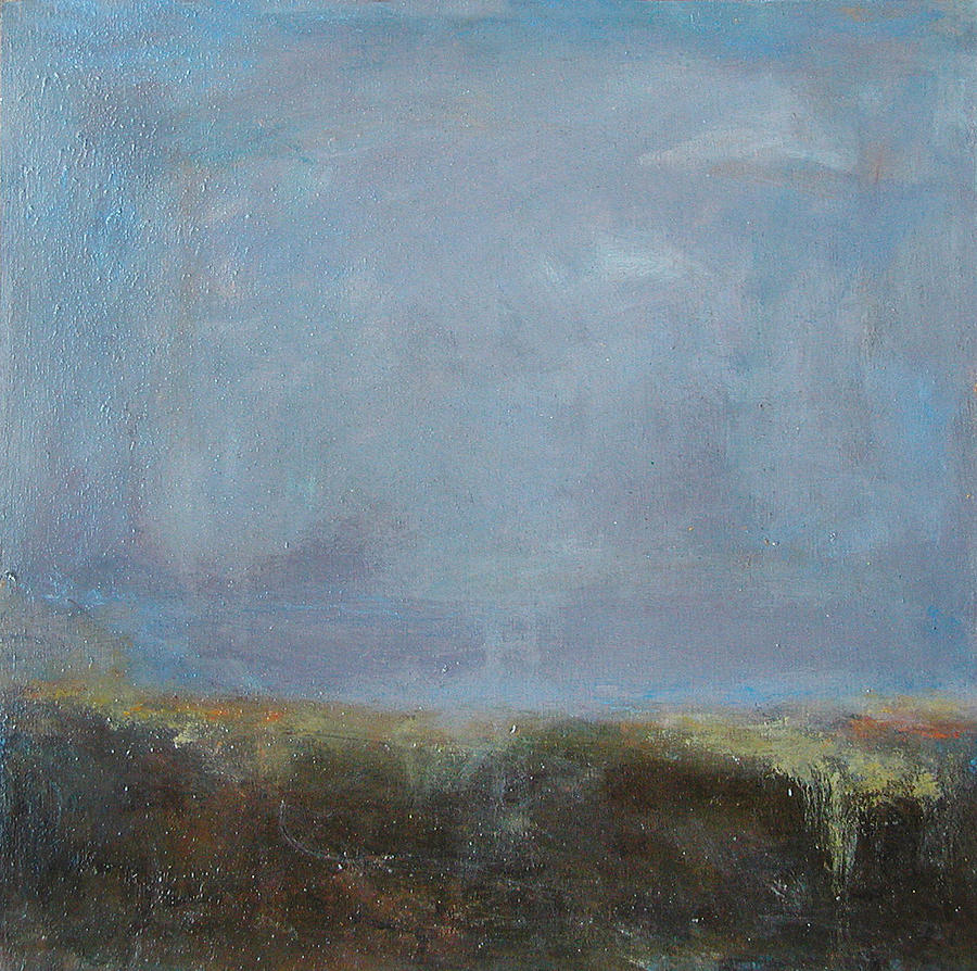 Abstract Landscape- Blue Mood Painting