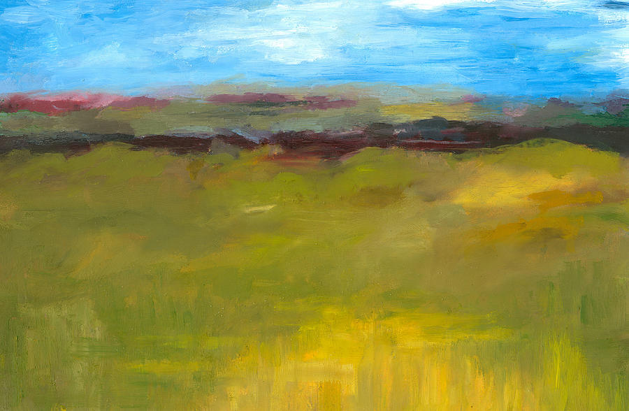 Abstract Painting - Abstract Landscape - The Highway Series by Michelle Calkins
