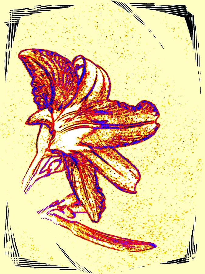 Abstract Lily  Digital Art by Will Borden