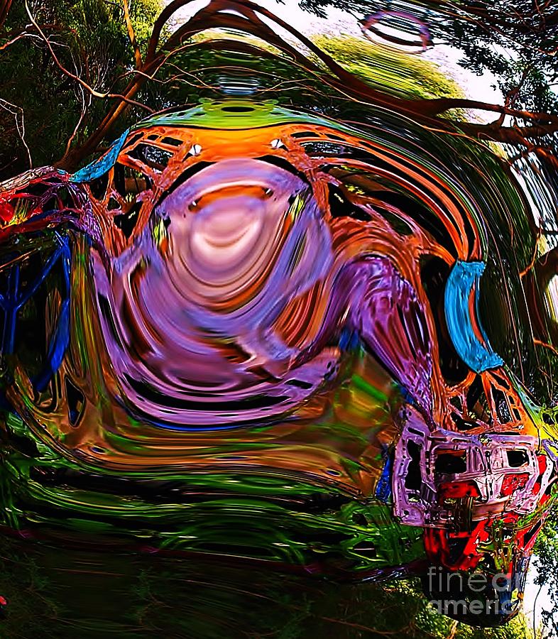 Abstract Man and the Machine Digital Art by Blair Stuart