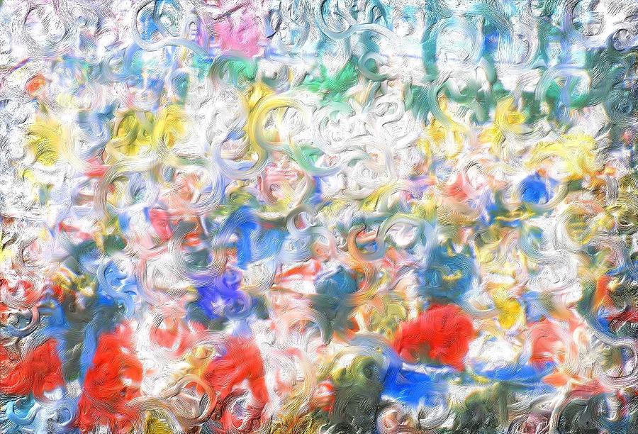 Abstract Marching Band Digital Art by Cathy Anderson