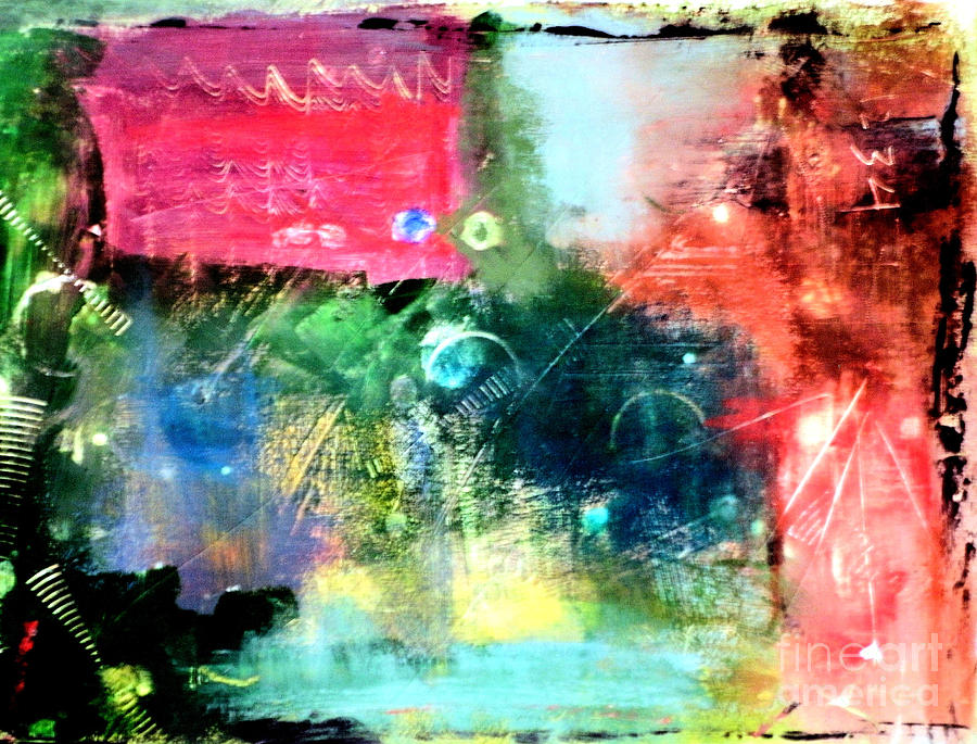 Abstract Painting - Abstract Mind by Julia Walsh Abstract Painting - Abstract Mind by Julia Walsh