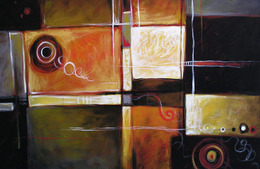 Abstract Modern Art ... RESONANCE by Amy Giacomelli Painting by Amy Giacomelli