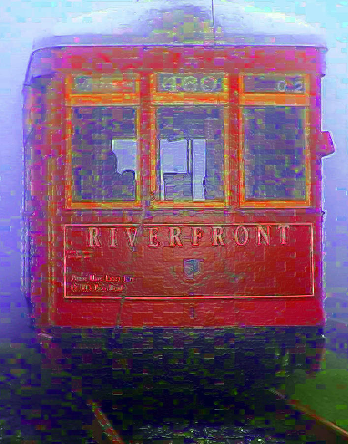 New Orleans Photograph - Abstract New Orleans Street Car by Dennis Tyler