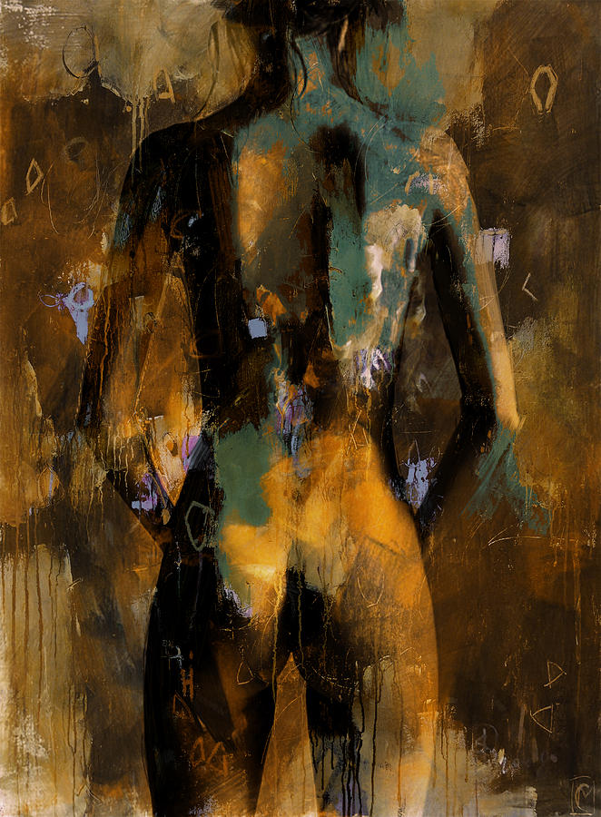 Abstract Nude 12b Painting by Mahnoor Shah